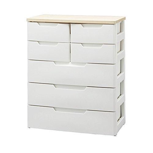 5営業日で発送 IRISOHYAMA アイリスオーヤマ MUチェスト 白 5段 MU-7234 1個