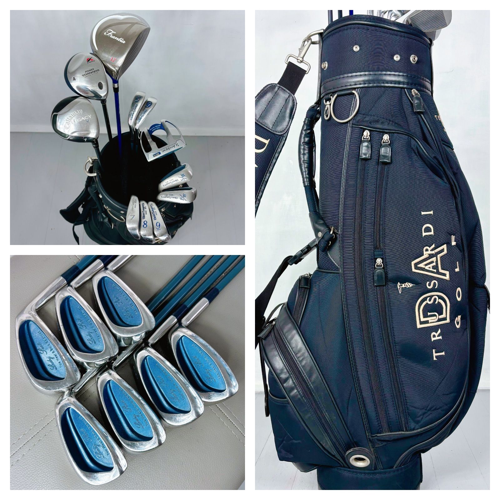 本格派 レディースゴルフクラブ 11本 フルセット TRUSSARDI Ben Sayers キャロウェイ LEGACY ゴルフ Kasco