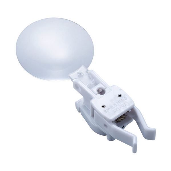 スマイルキッズ LED付ゆびさきのルーペ ホワイト AYL-02WHX5