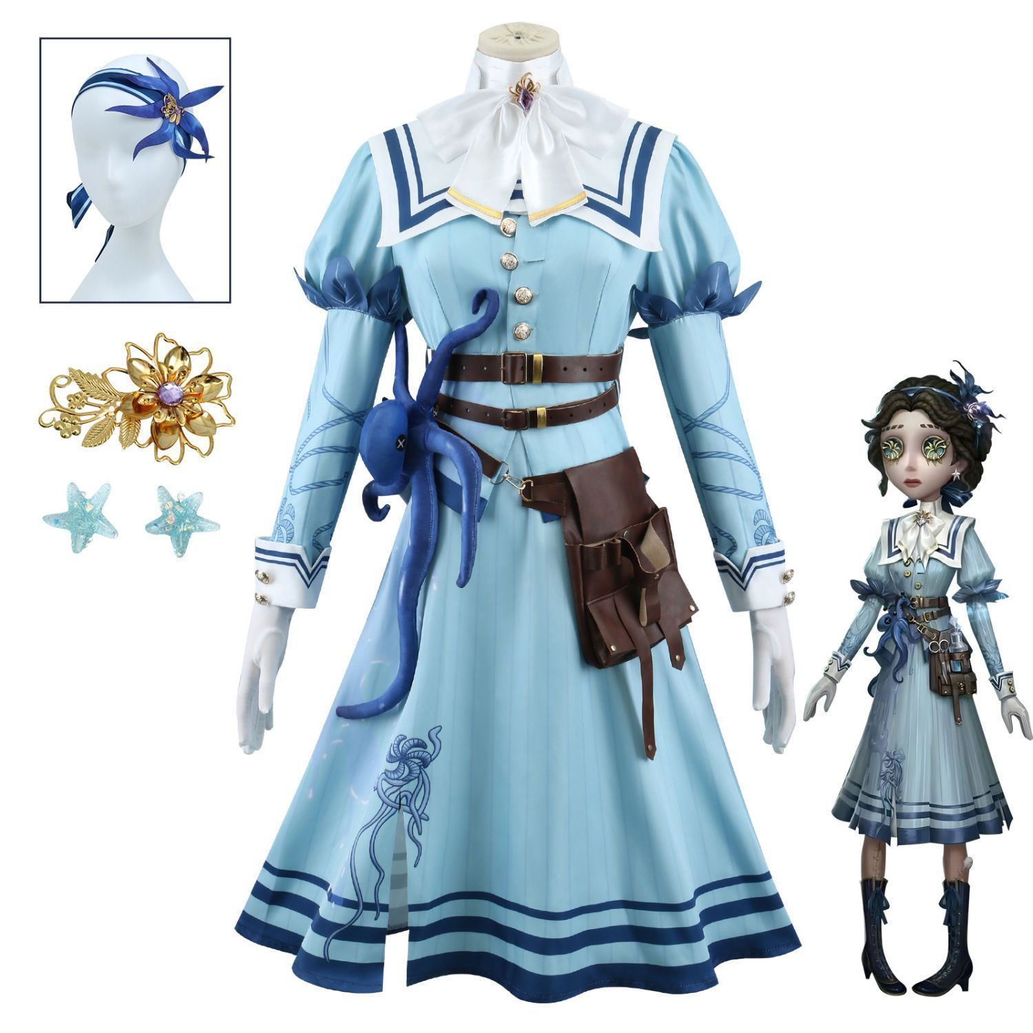 第五人格 コスプレ衣装 医師 ゲーム同款 ドレスセット 新品未使用 第五人格 コスプレ衣装 医師 ゲーム同款 ドレス