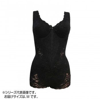 TAMURA Yauco 総レース多機能ボディスーツ TYN90 ブラック M-TYN90-016