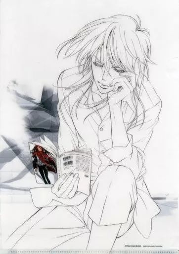 中古】クリアファイル 槙島聖護(ハーモニー) コラボA4クリアファイル