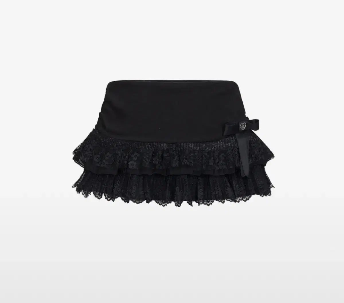 ポーリング forusring CHIFFON LACE MINI SKIRT