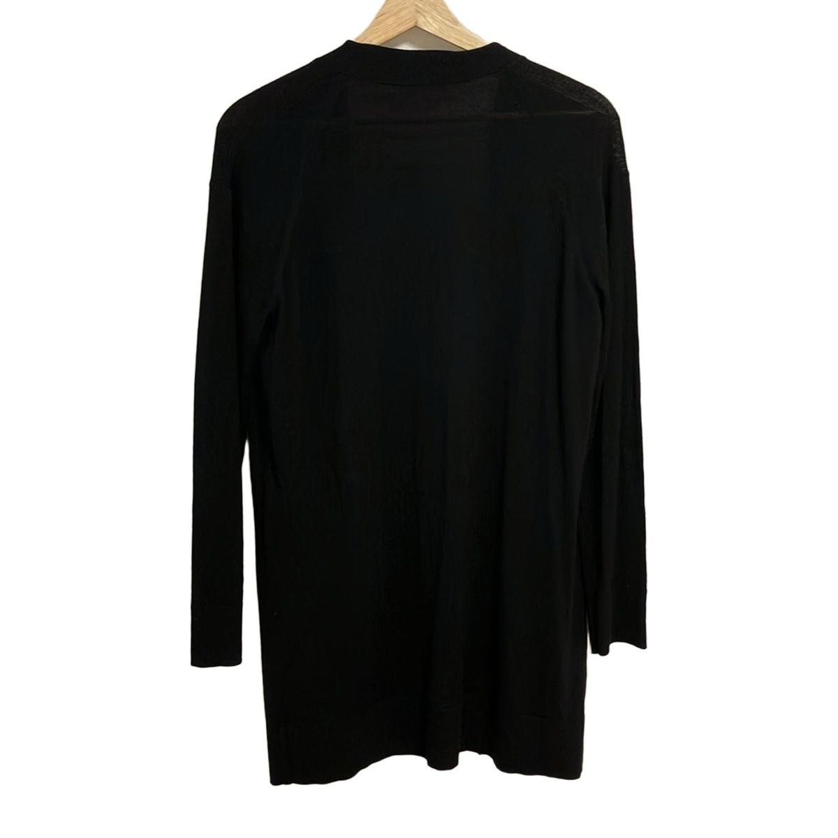 theory luxe セオリーリュクス カーディガン サイズ38 M レディース - 黒 長袖 ロング丈