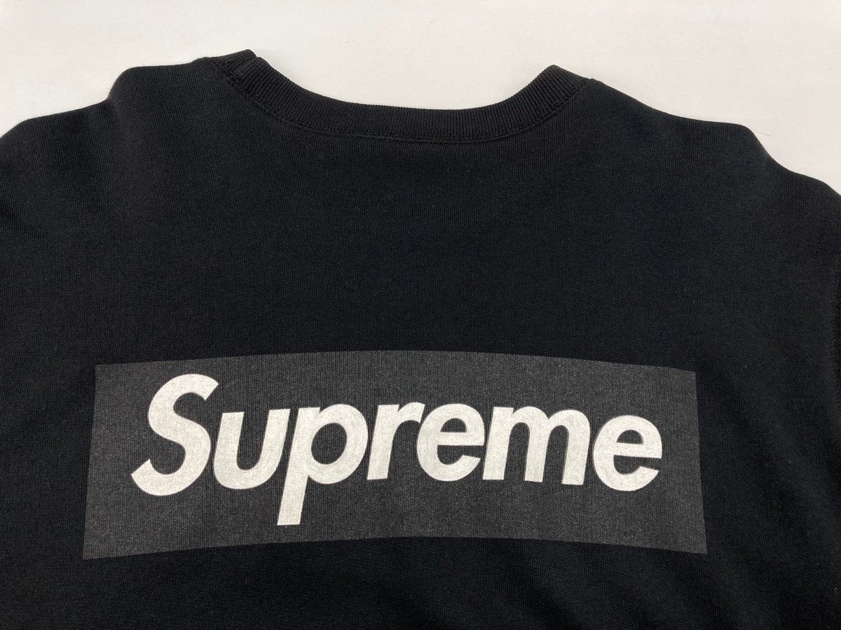 シュプリーム SUPREME 08SS Back Box Logo World Famous Crewneck ボックスロゴ 両面プリント 黒  スウェット プリント ブラック Lサイズ 104MT-393 - メルカリ