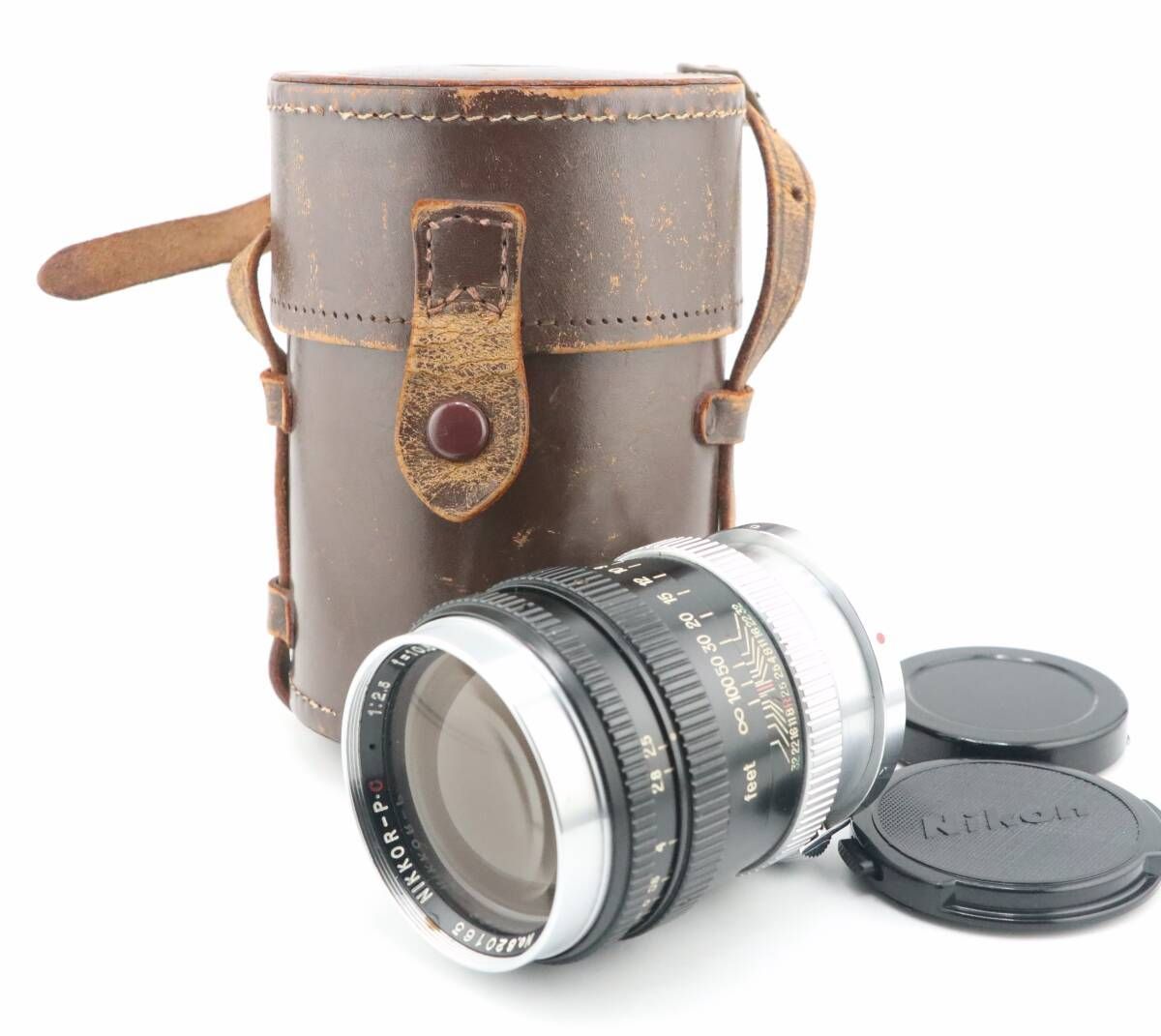 ニコン NIKON Nippon Kogaku NIKKOR-P.C 10.5cm 2.5 Sマウント ケース付 I1011＃3519