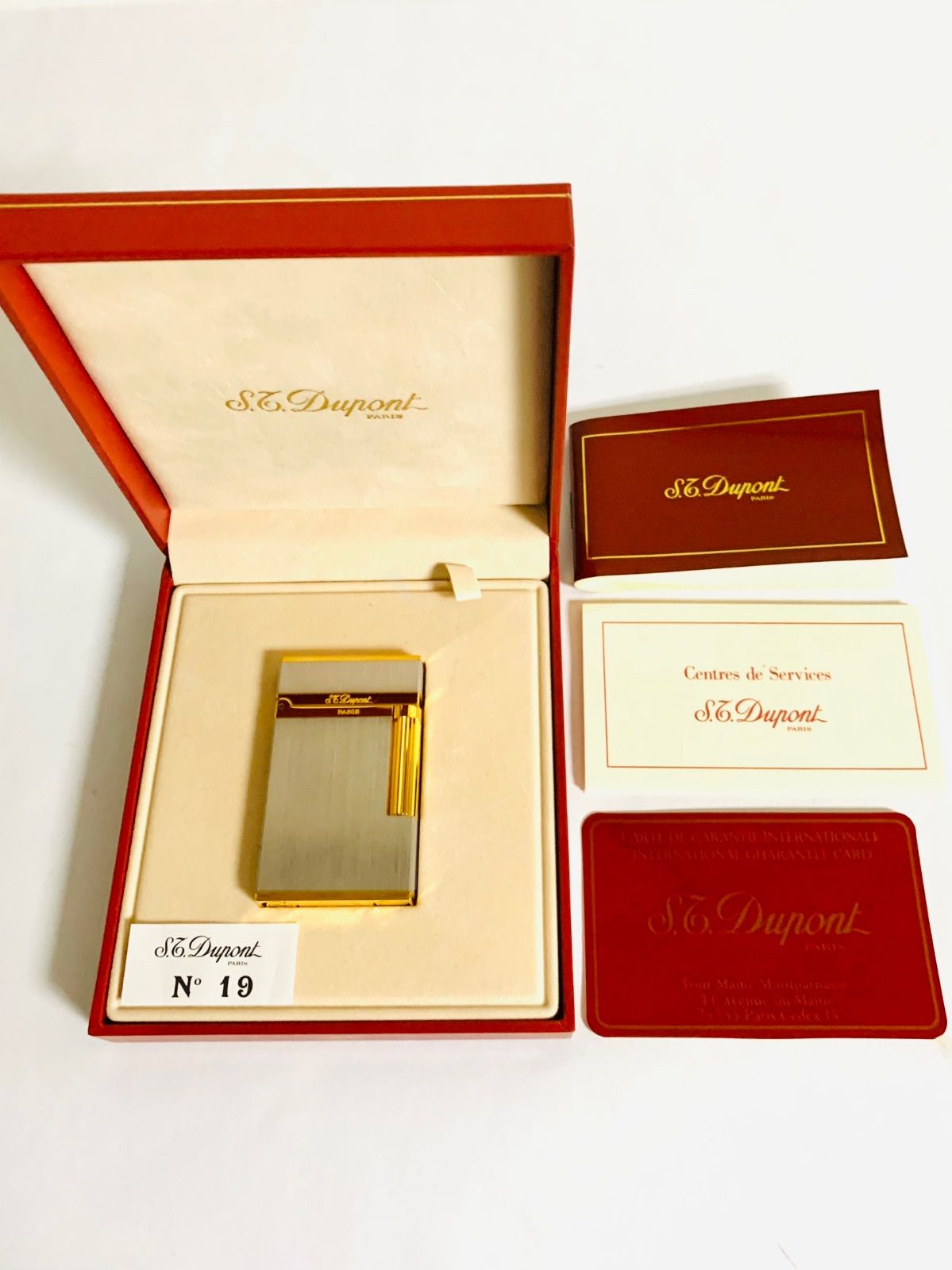 オーバホール済みデュポンゴールドガスライター 楽天市場】S.T.Dupont デュポン ライン2 ガスライター ライター