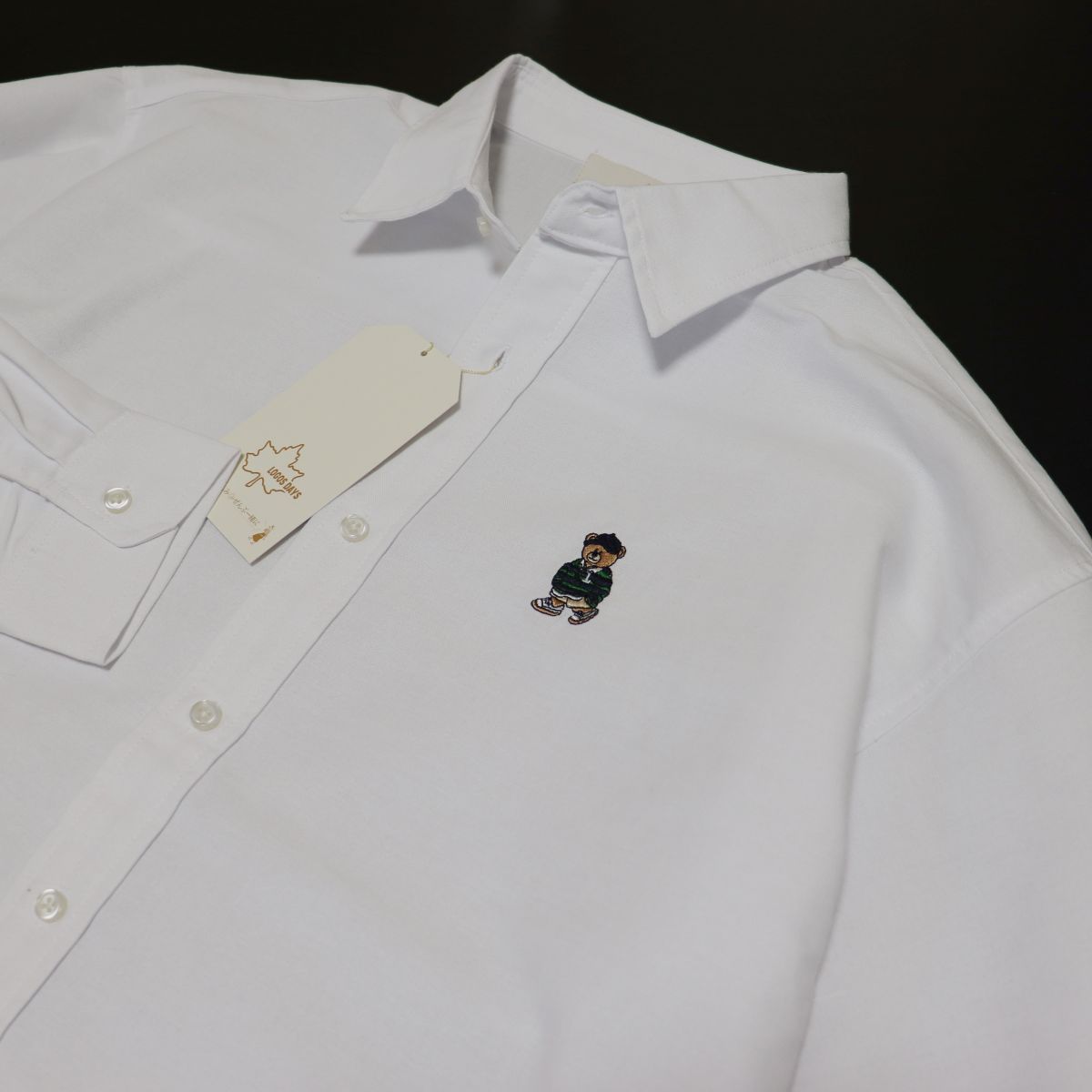 送料390円可能商品 ロゴス LOGOS DAYS アウトドア 新品 メンズ オックスフォード ワイシャツ 白 [SM2A129A-WHT-LL] 一 三 参QWER