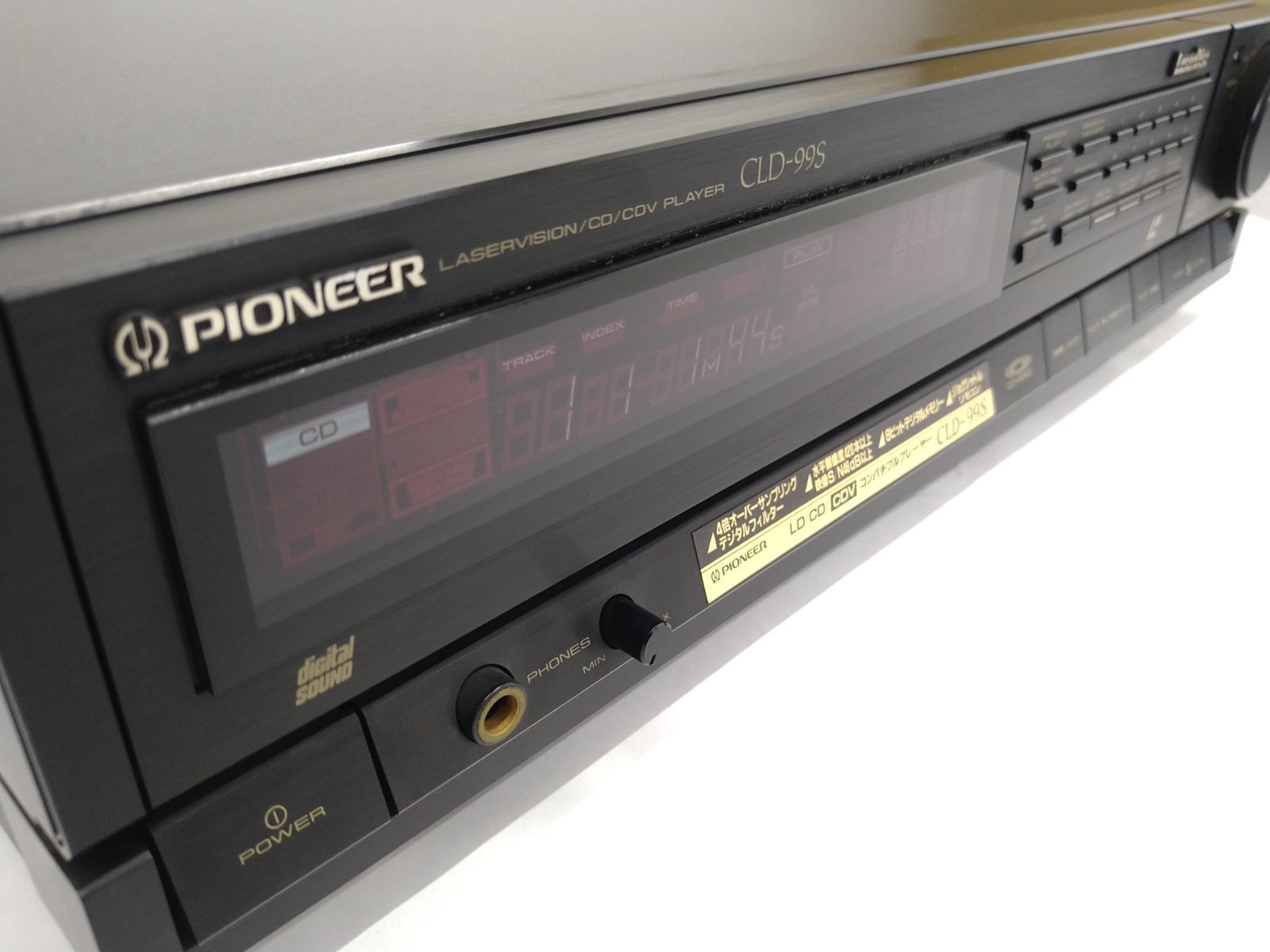 完動品】LDプレーヤー Pioneer CLD-99S LD CD CDV - メルカリ