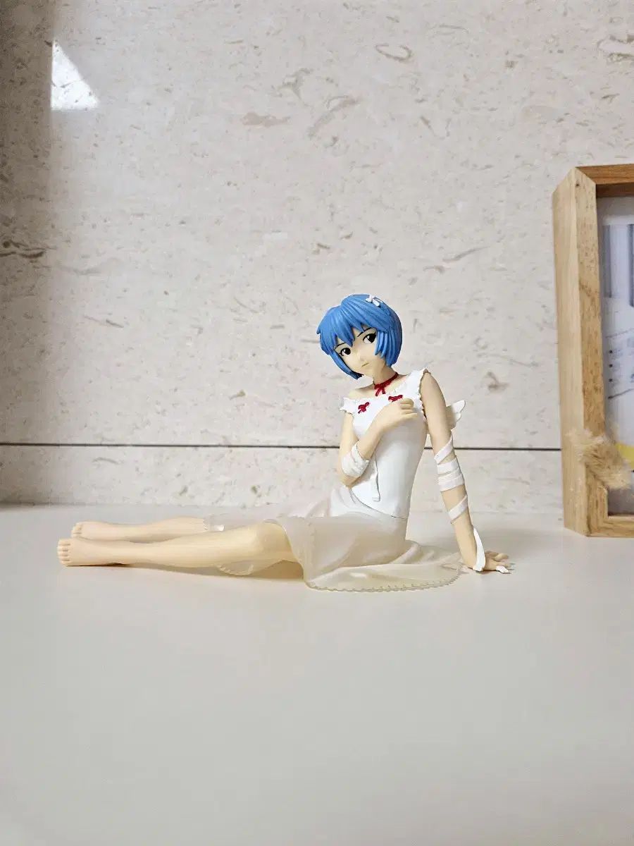新品 まれ) レトロ エヴァンゲリオン レイ 透明 ONE PIECE（ワンピース） エンジェルバージョン 美少女 フィギュア