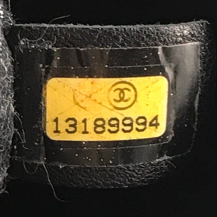良品 CHANEL シャネル 2WAY ココマーク ボーダー キャンバス チェーン