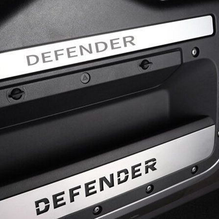 ランドローバー ディフェンダー 2020- ドア ポケット 周辺 カバー 2枚１セット ステンレス 車 インテリア カスタム 内装 トリム