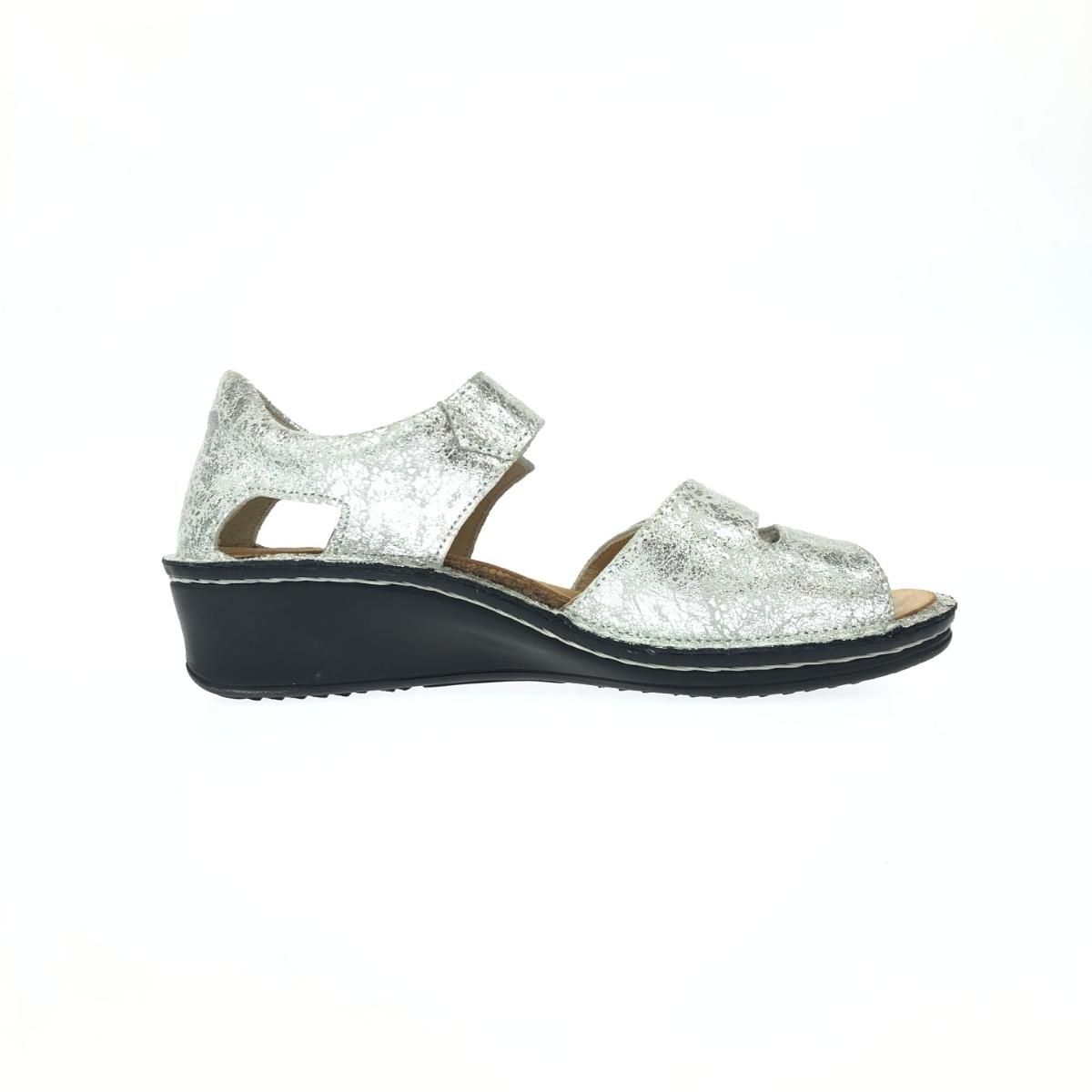 ぽんず Finn Comfort シルバーサンダル 5.5 Finn Comfort フィンコンフォート サンダル/fes 表記サイズ:3.5