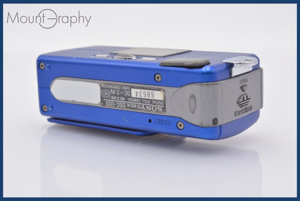 ☆ジャンク特価☆ ソニー SONY Cyber-shot DSC-U20 単四電池仕様 同梱