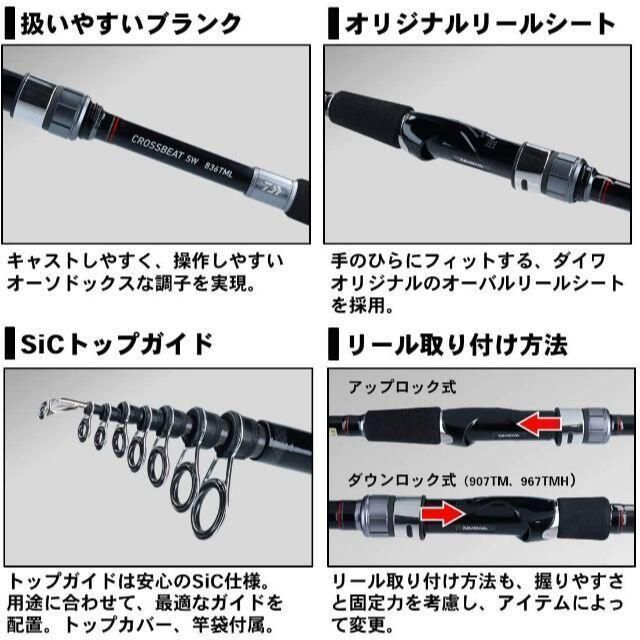 ダイワ クロスビート SW 746TUL(モバイルロッド) [2020年モデル