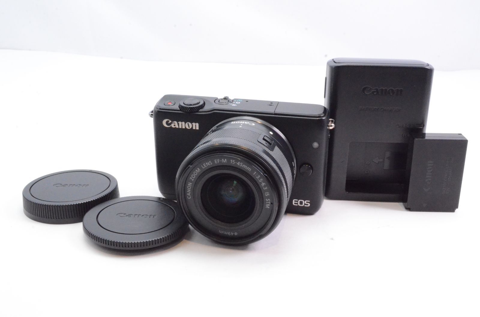 Canon EOS M10 レンズキット ブラック ミラーレス一眼カメラ