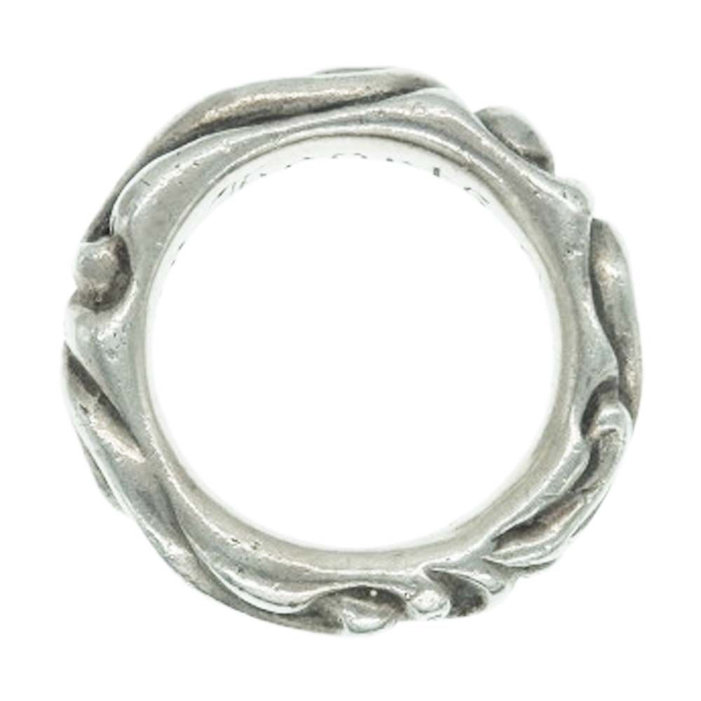 chrome hearts クロムハーツ　スクロールリング　11号 クロムハーツ CHROME HEARTS スクロールバンド リング 指輪 11号