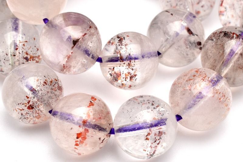 1点物】希少カラー レッド&ブラックレピドクロサイト 9mm