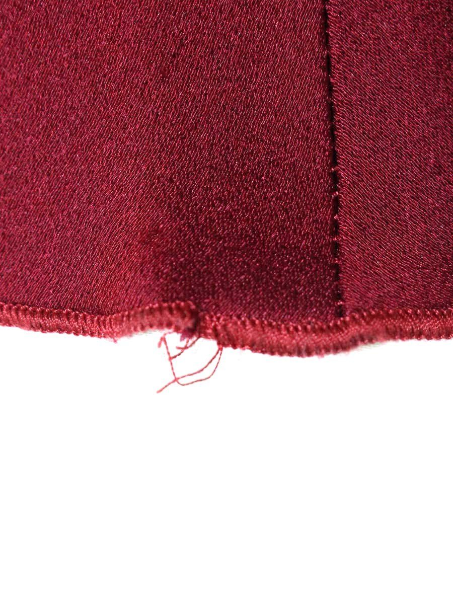 ヴィクトリアベッカム A24WDR005960B ワンピース 38 レッド Vネック タイト ITLNPZO1MXAF