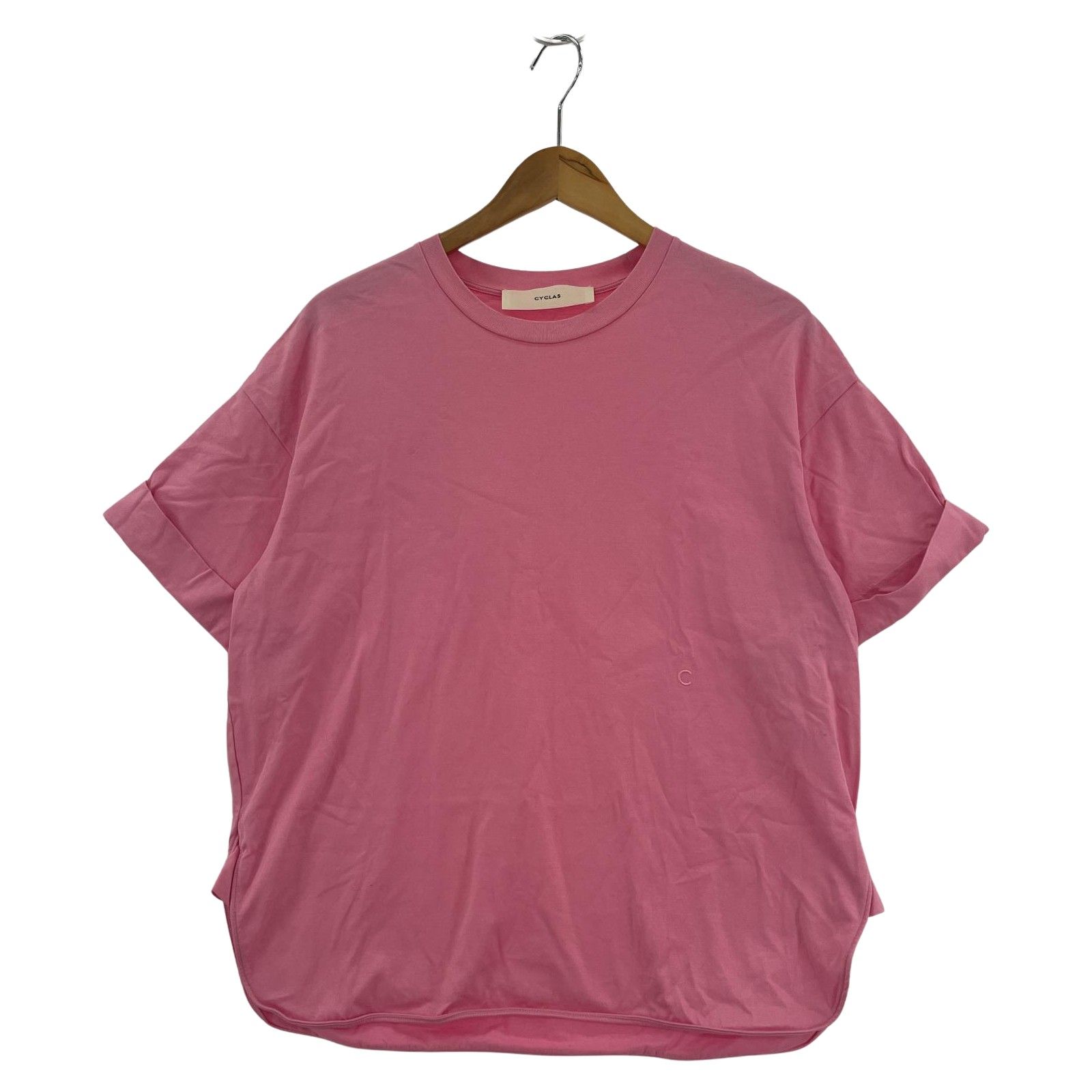 CYCLAS シクラス クルーネック半袖Tシャツ sizeS/ピンク - メルカリ