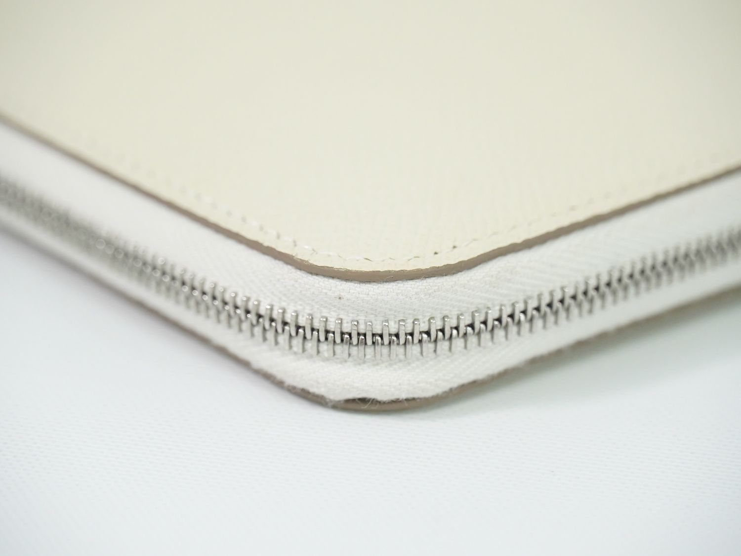 本物 エルメス HERMES アザップ シルクイン ラウンドファスナー 長財布  