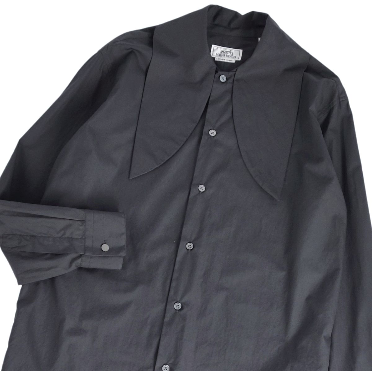 HERMES 20AW エルメス シャツ 長袖 ロングスリーブ 美品 コットン