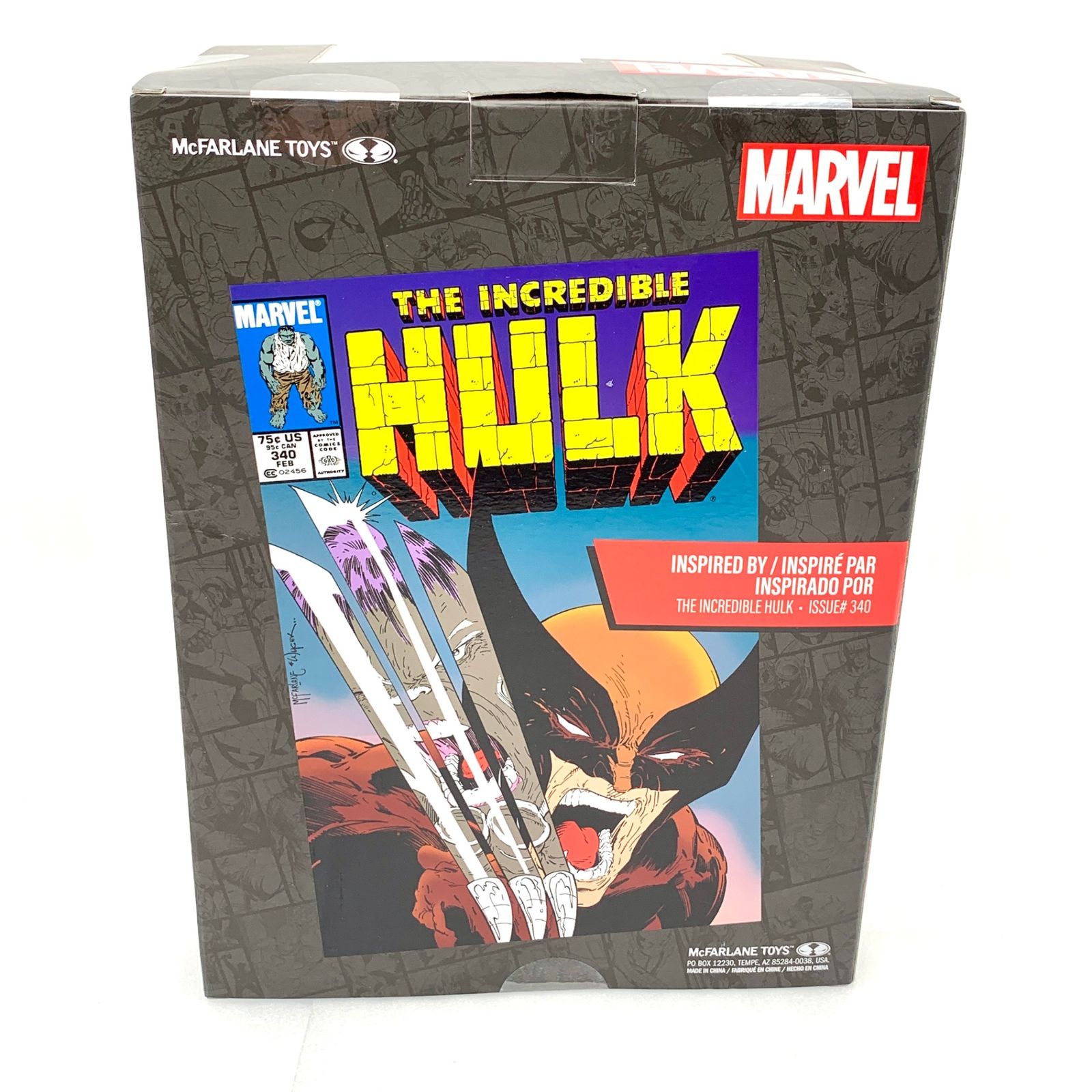 マーベル・コミック　ウルヴァリン 1/6スケール　シーン・フィギュア　The Incredible Hulk Vol.1 #340 (セ) マーベル・コミック ウルヴァリン 1/6スケール シーン