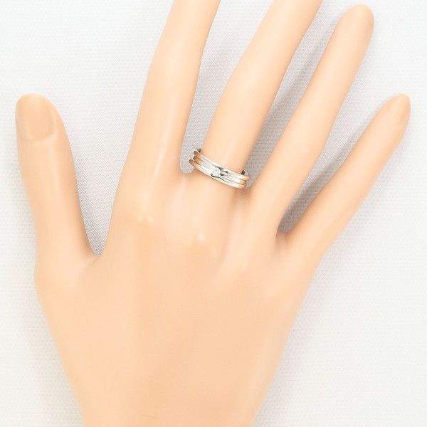 PT900 リング ring 指輪 9号 ダイヤ 0.07 総重量約6.6g FORTGASGNV_COM_BR