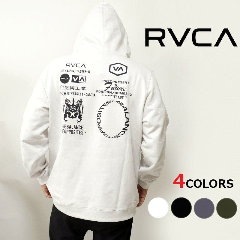 RVCA ルーカ パーカー フーディー ユニセックス カジュアル スポーツ