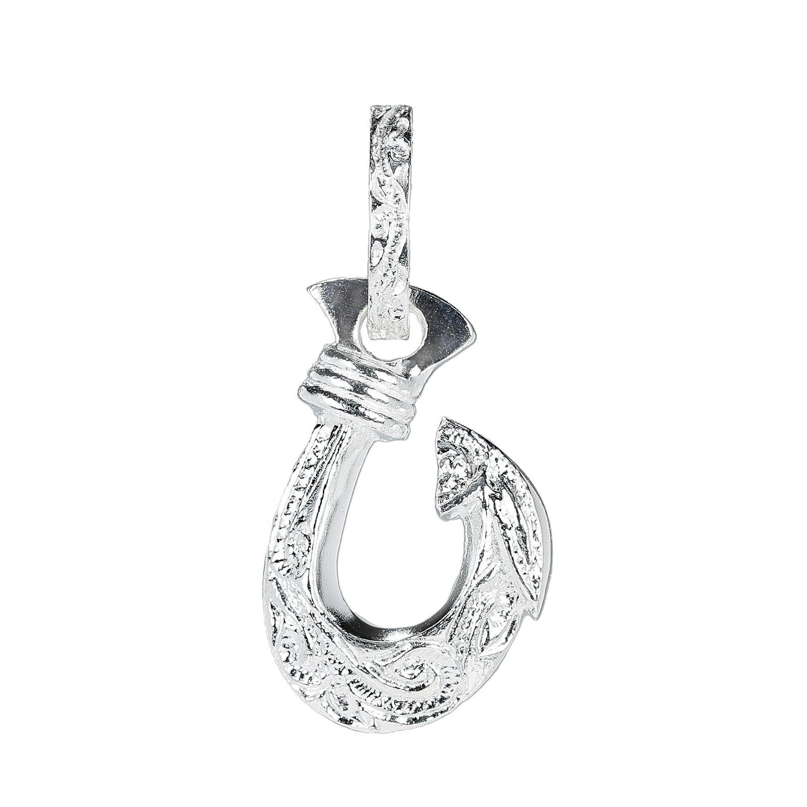 [Four leaf] ペンダント ネックレス トップ シルバー 925 アクセサリー silver 釣り針 18mm チェーン別売 