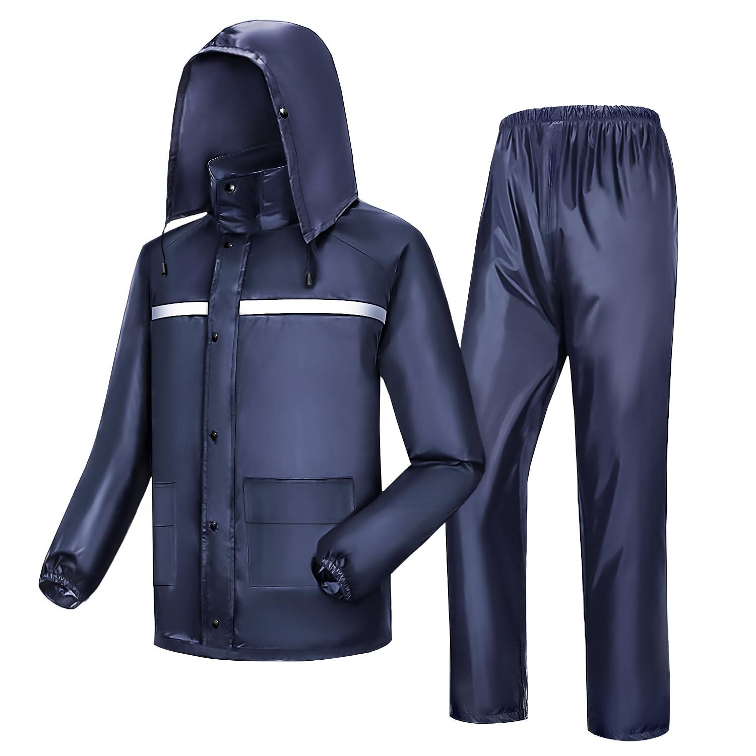 HONDA(ホンダ) バイク用レインスーツ ES-W42 ストレッチブレイズ セパレートブラック Mサイズ 0SYES-W42-KM | HONDA(ホンダ) バイク用レインスーツ ES-W42 ストレッチ