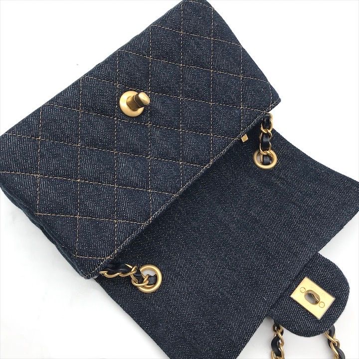超美品 CHANEL シャネル ココマーク ミニマトラッセ チェーン ショルダー バッグ 斜め掛け ネイビー レディース 箱付き かばん k5448 CHANEL（シャネル） ココマーク チェーン ショルダーバッグ ミニ