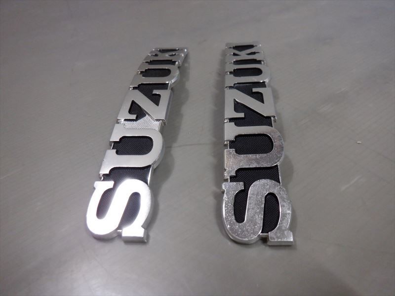 SUZUKI GT550 タンクエンブレム 当時物 スズキ GT380 GT750 (24-0125-1 