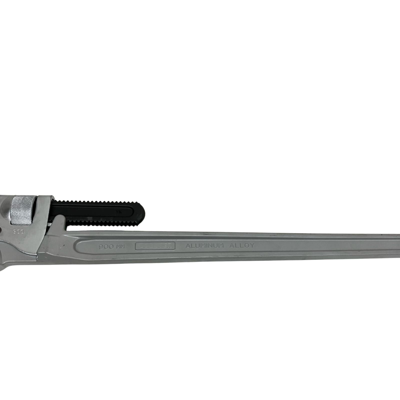 HIT ヒット商事 アルミ鍛造製パイプレンチ 900mm 最大口開き 150mm 100A ライトグレー