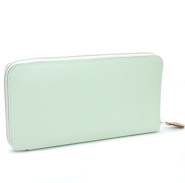 新品未使用】HERMES アザップロング シルクイン長財布 ヴェールフィズ