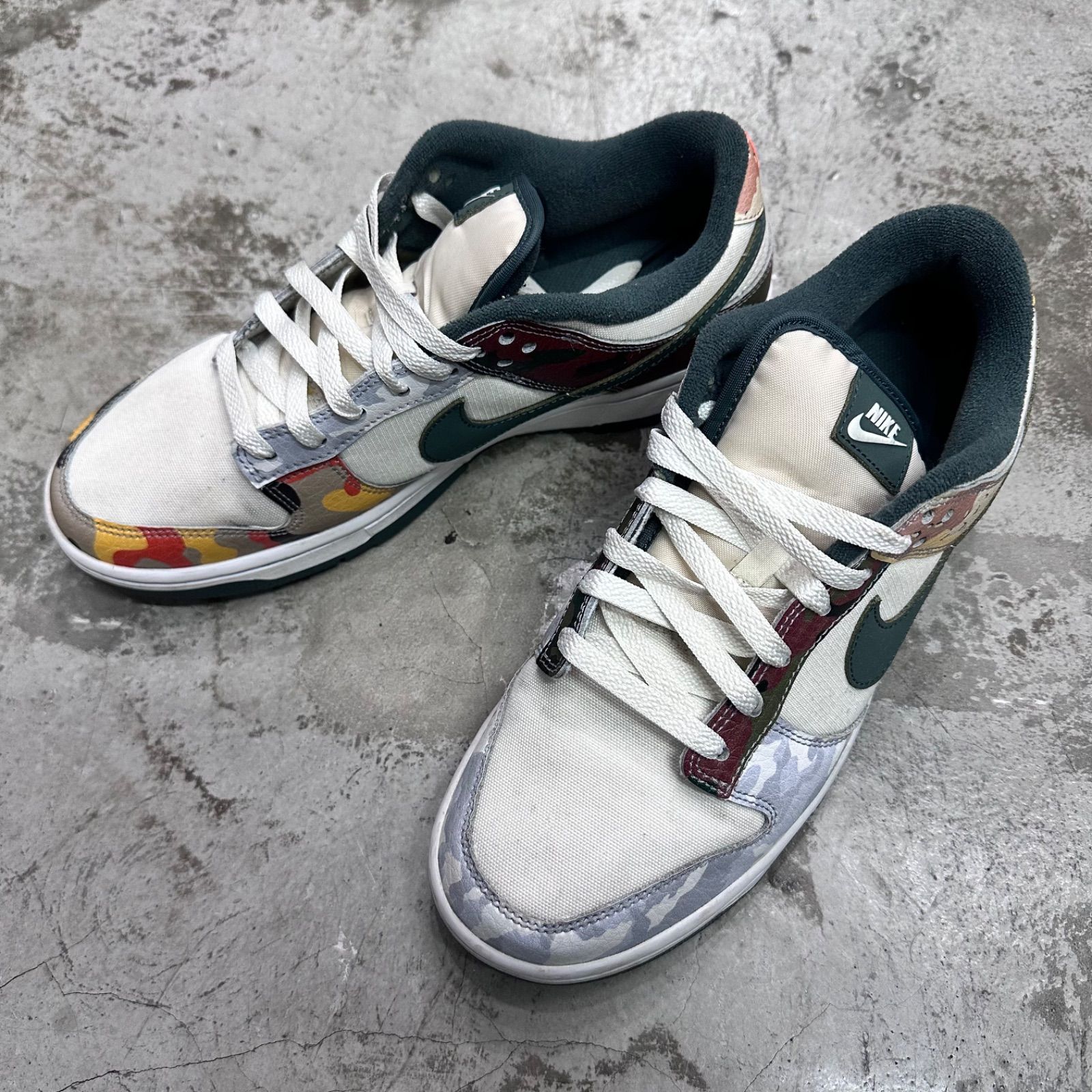 NIKE Dunk Low Sail Multi Camo セイルマルチカモ ダンク