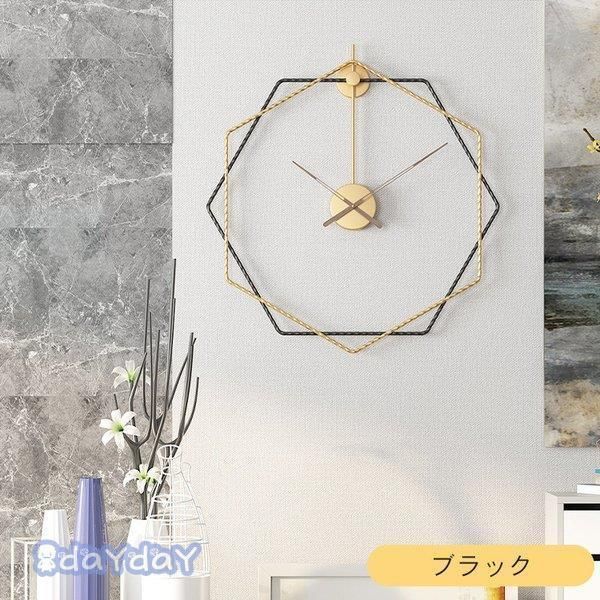 掛け時計 装飾 おしゃれ アナログ 時計 ウォールクロック 北欧 直径50cm 大きい 壁掛け ローマ数字 アンティーク シンプル 文字盤 モダン