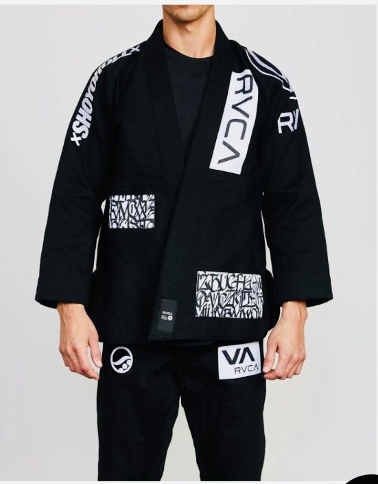 ?大人気コラボ RVCA x Shoyoroll ♥ ショーヨロール ルーカ アブソリュートキングバッチ 105 A2L BJJ ユニフォーム 巾着袋 付き