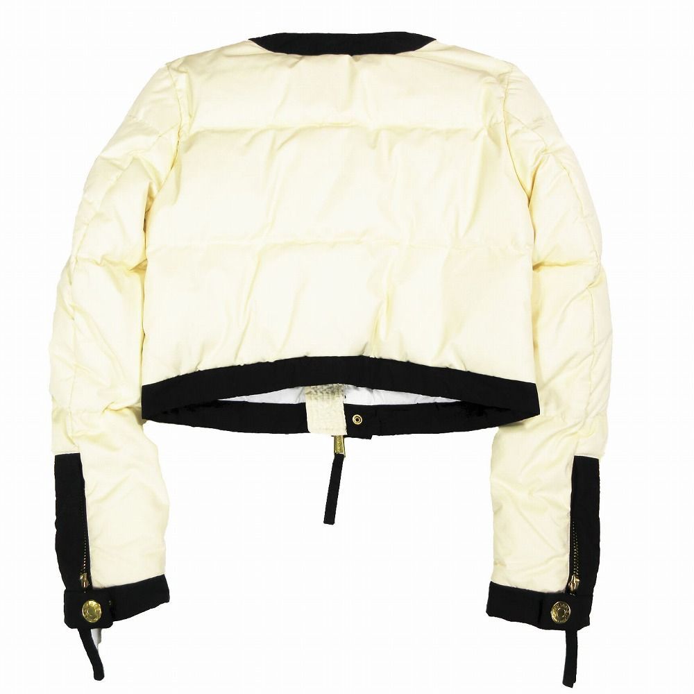 DSQUARED2 ホワイト クロップドジャケット 40 DSQUARED2 ディー 