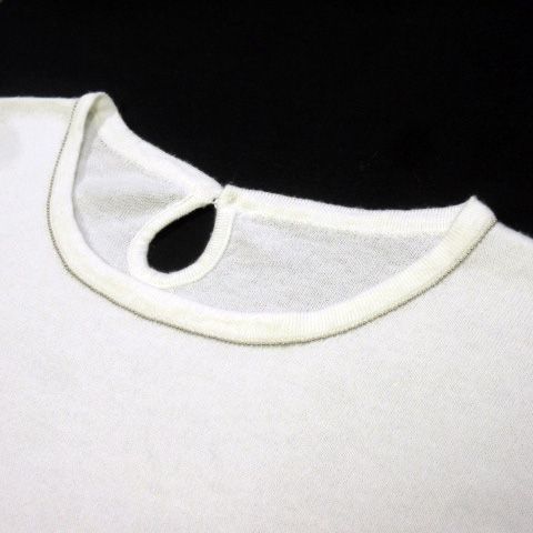 DAMA collection ダーマコレクション シャツ　ブラウス　白　ビーズ トップス | DAMA collection（ダーマ・コレクション） 通販