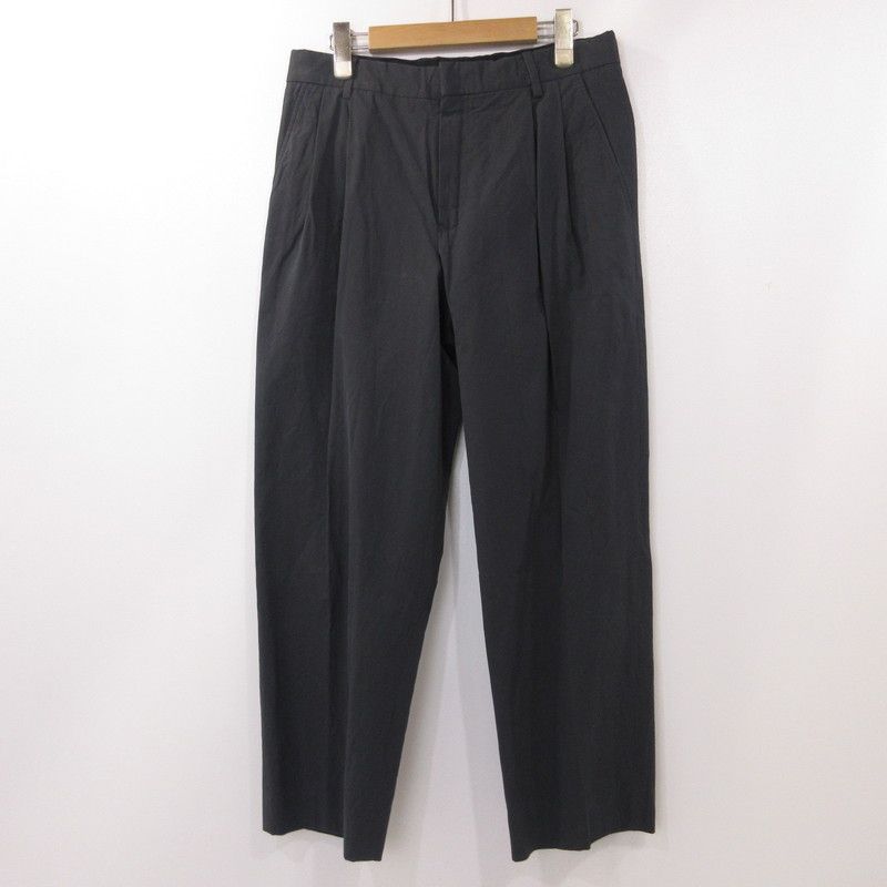 姫路東店 DRIES VAN NOTEN | ドリスヴァンノッテン その他ボトムス コットン2タックスラックス グレー サイズ 46 108