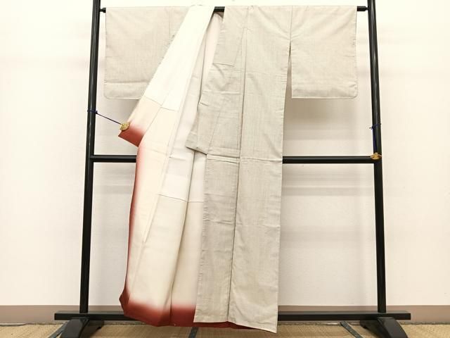 平和屋着物○本場大島紬 アンサンブル 白大島 7マルキ 正絹 逸品  