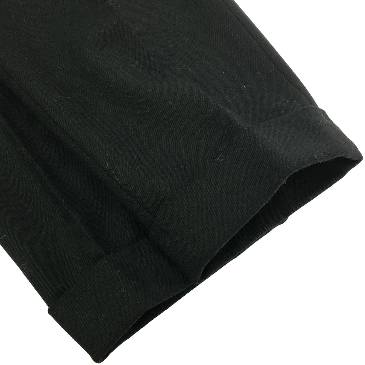 1990s DRIES VAN NOTEN ブラックコットン　トラウザーズ 1990s DRIES VAN NOTEN ブラックコットン トラウザーズ DRIES VAN