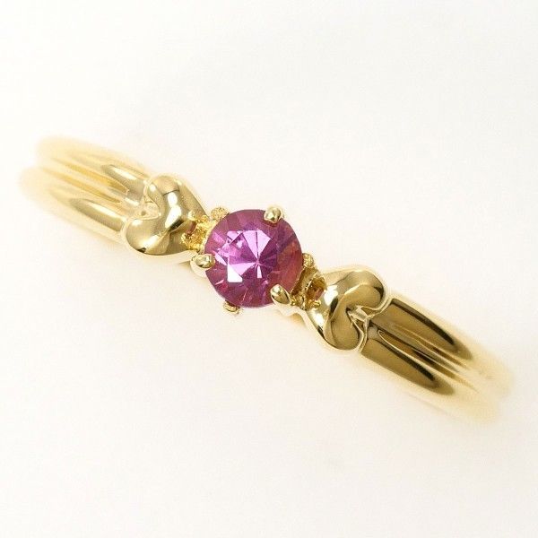 K9YG リング ring 指輪 10号 ピンクトルマリン 総重量約1.2g