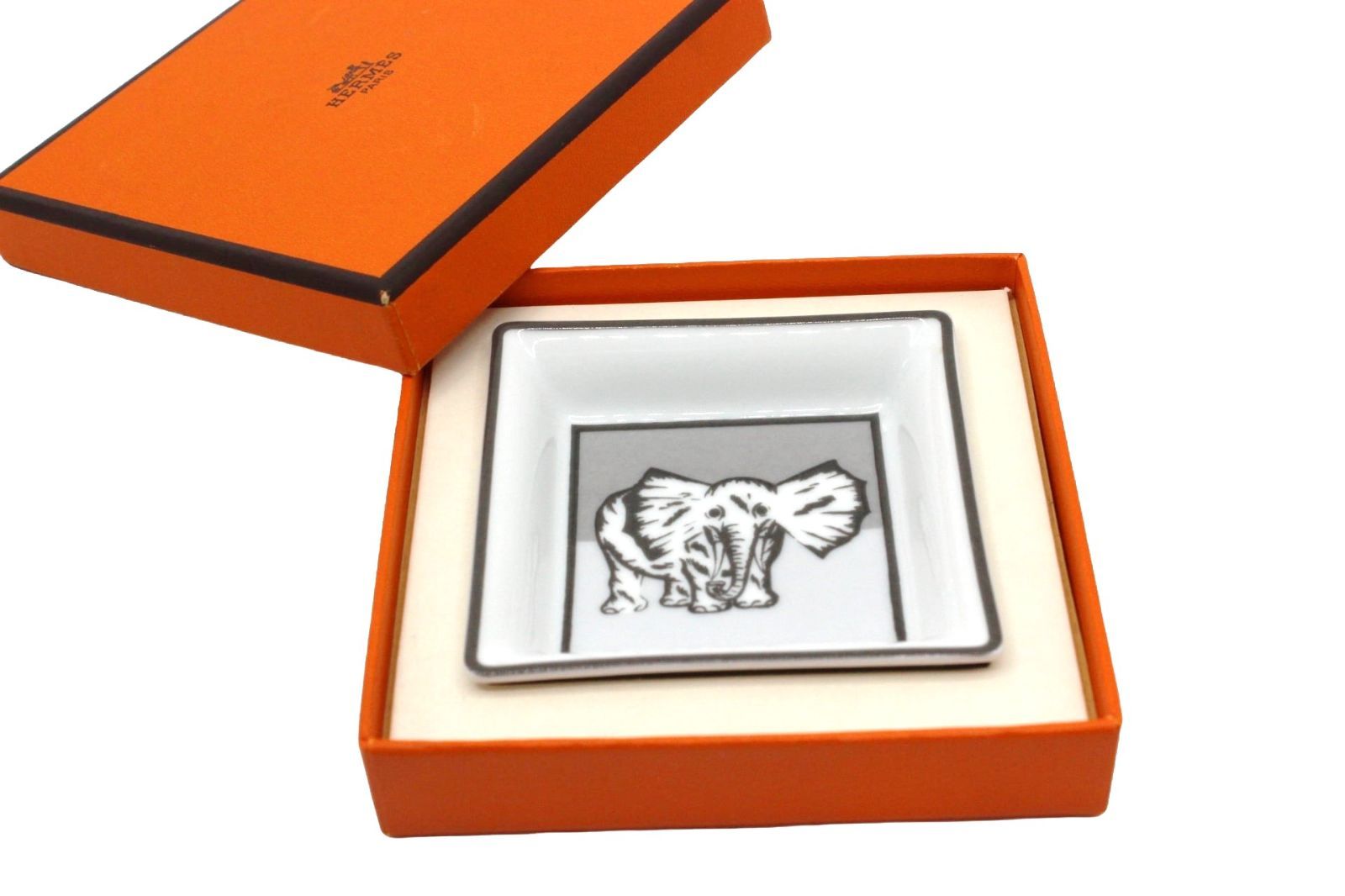 エルメス スクエア プレート 小皿 インテリア 食器 1997年 アフリカ