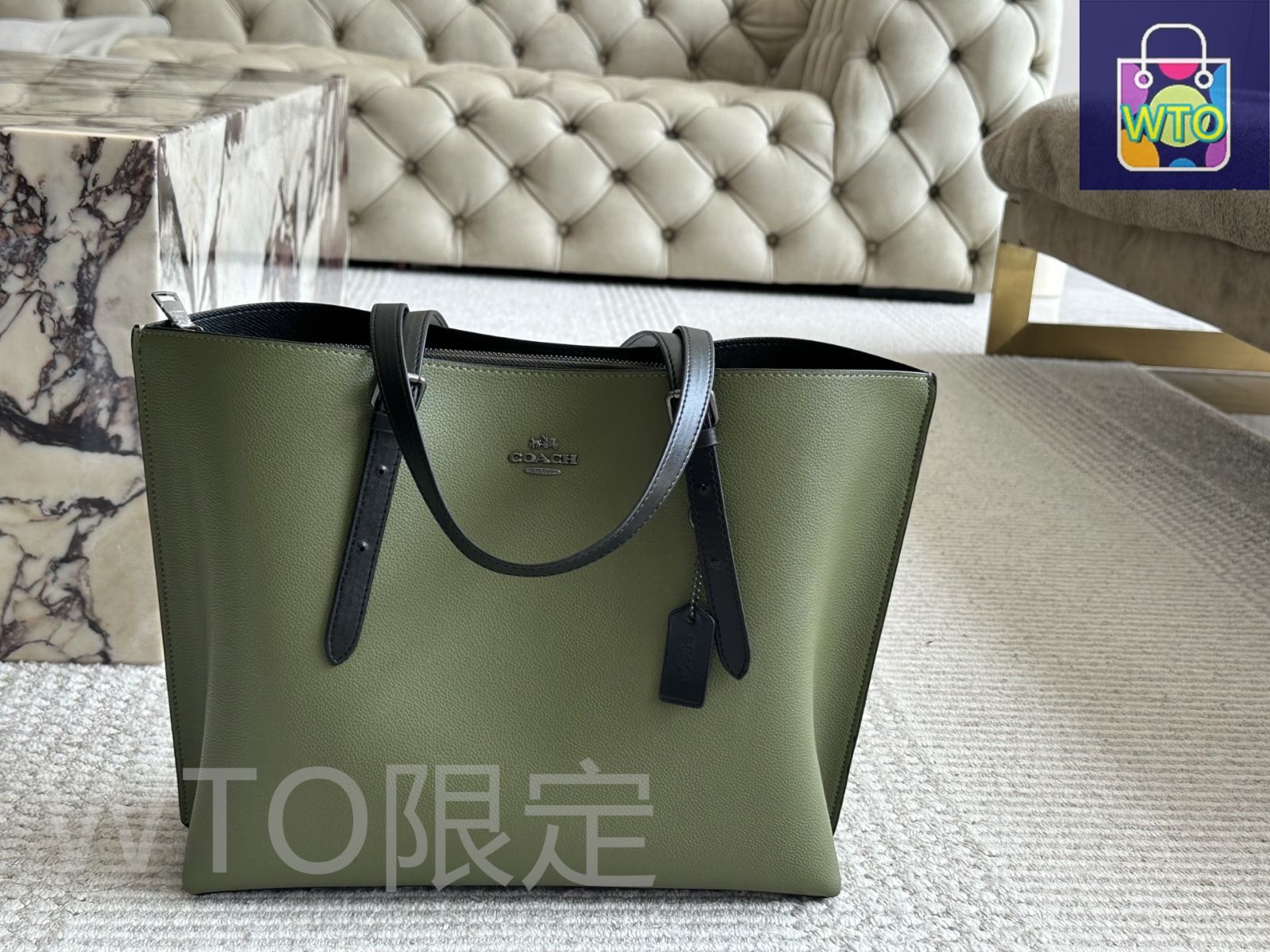 COACH コーチ トートバッグ ロゴ入り クラシックデザイン 今日特価】COACH コーチ クラシックロゴ トートバッグ