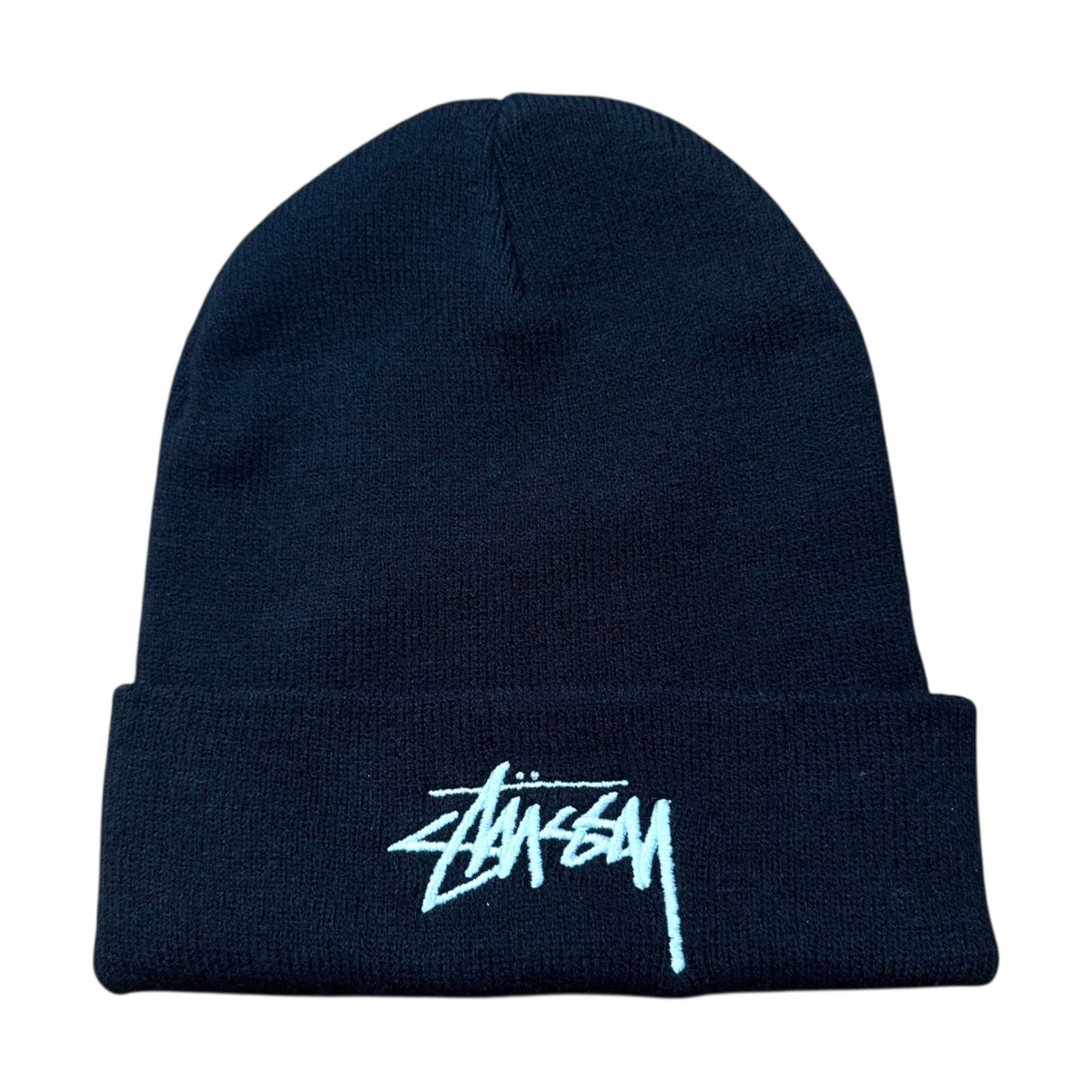 NIKE】× STUSSY LOGO BEANIE BLACK ナイキ ステューシー
