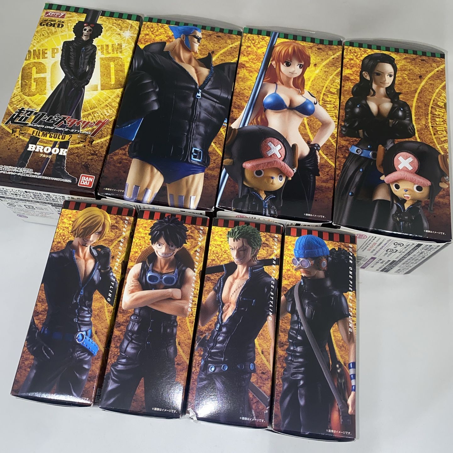 超ワンピーススタイリング FILM GOLD 1&2 セット 超ワンピース スタイリング フィギュア 全8種セット FILM GOLD