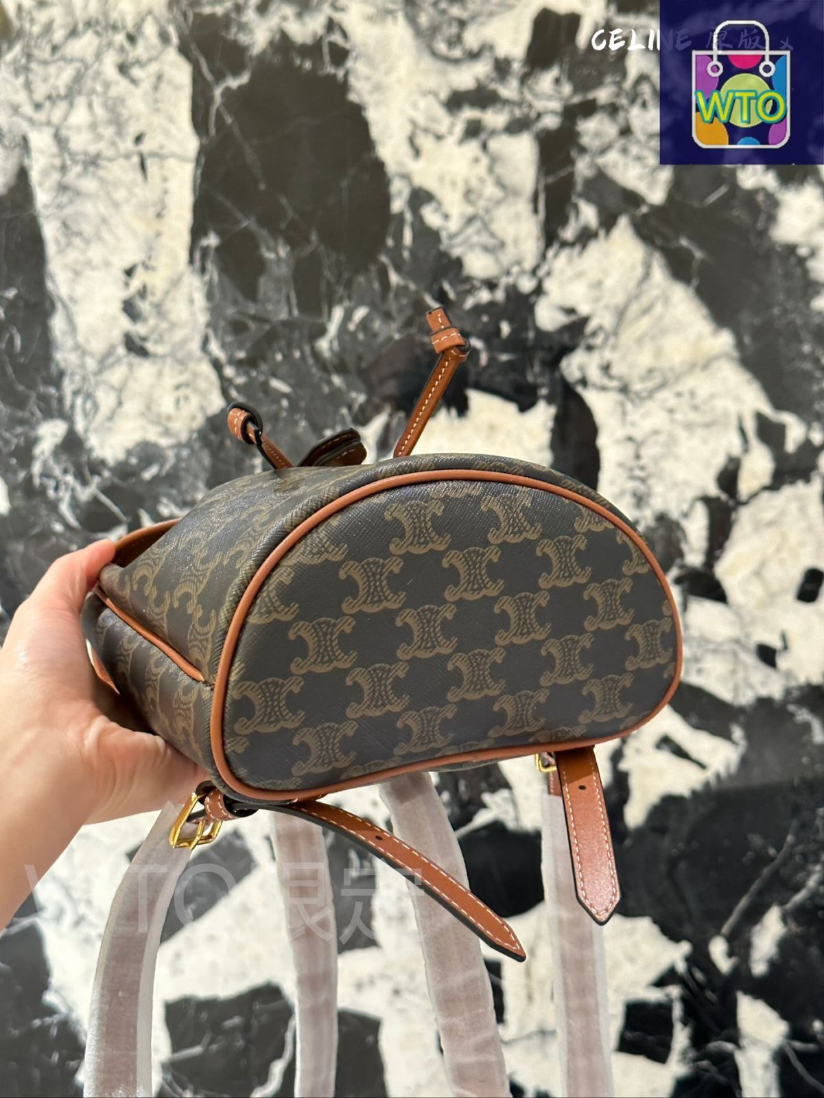 今日特価】Celine ヴィンテージモチーフ mini リュックサック