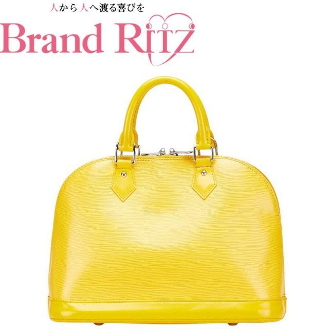 ルイヴィトン エピ アルマ ハンドバッグ イエロー LOUIS VUITTON ルイ